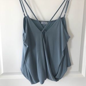 Abbeline Flowly Surplice Tank Top